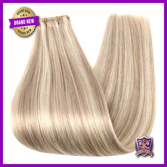 16 Inch Human Hair Extensions 80g Double-Sided Weft Remy Hair